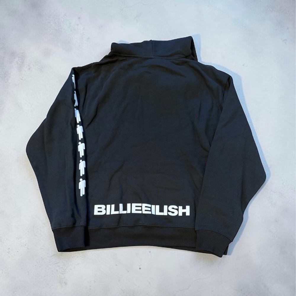 Billie Eilish Black Blohsh Logo Pullover Hoodie - Women's Sweatshirt - Picture 2 of 6
